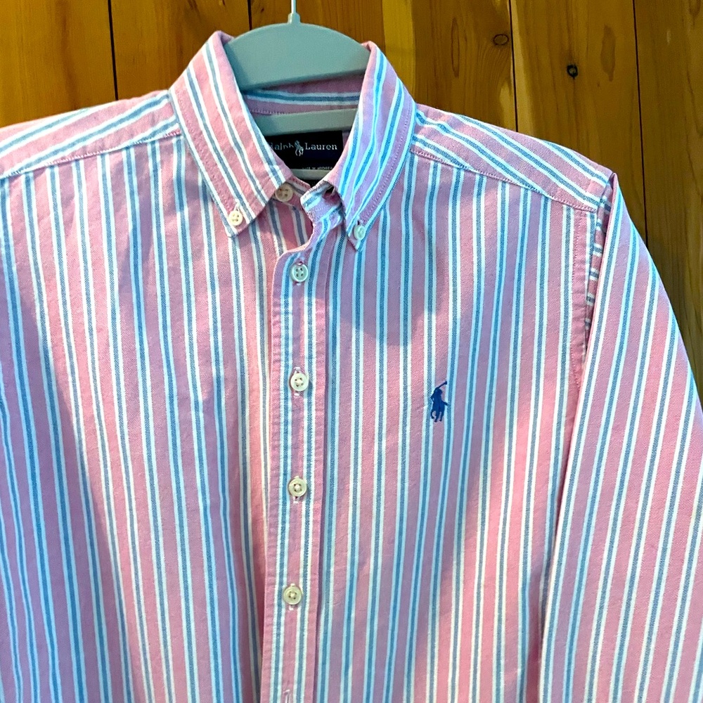 Ralph Lauren striped Oxford